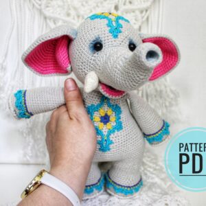 Crochet elephant pattern