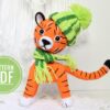 Crochet tiger