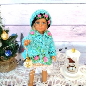 Mini American girl doll crochet pattern