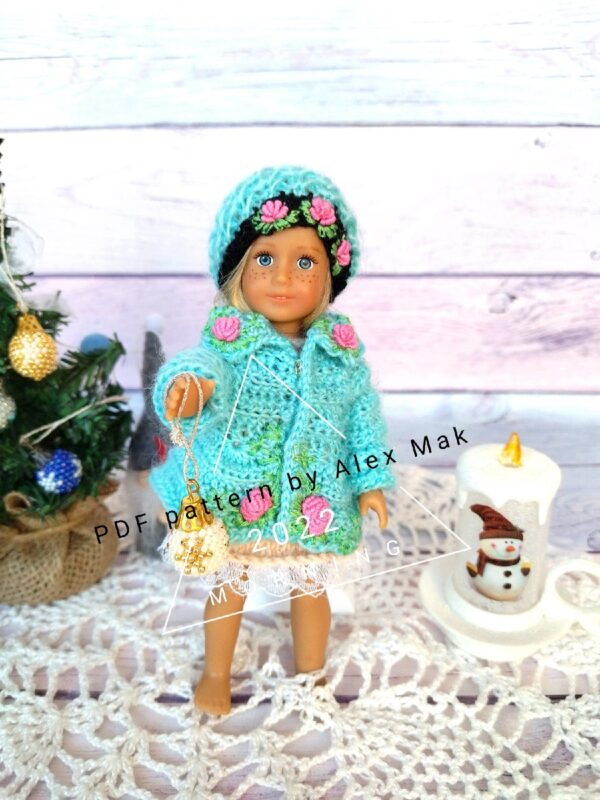 Mini American girl doll crochet pattern