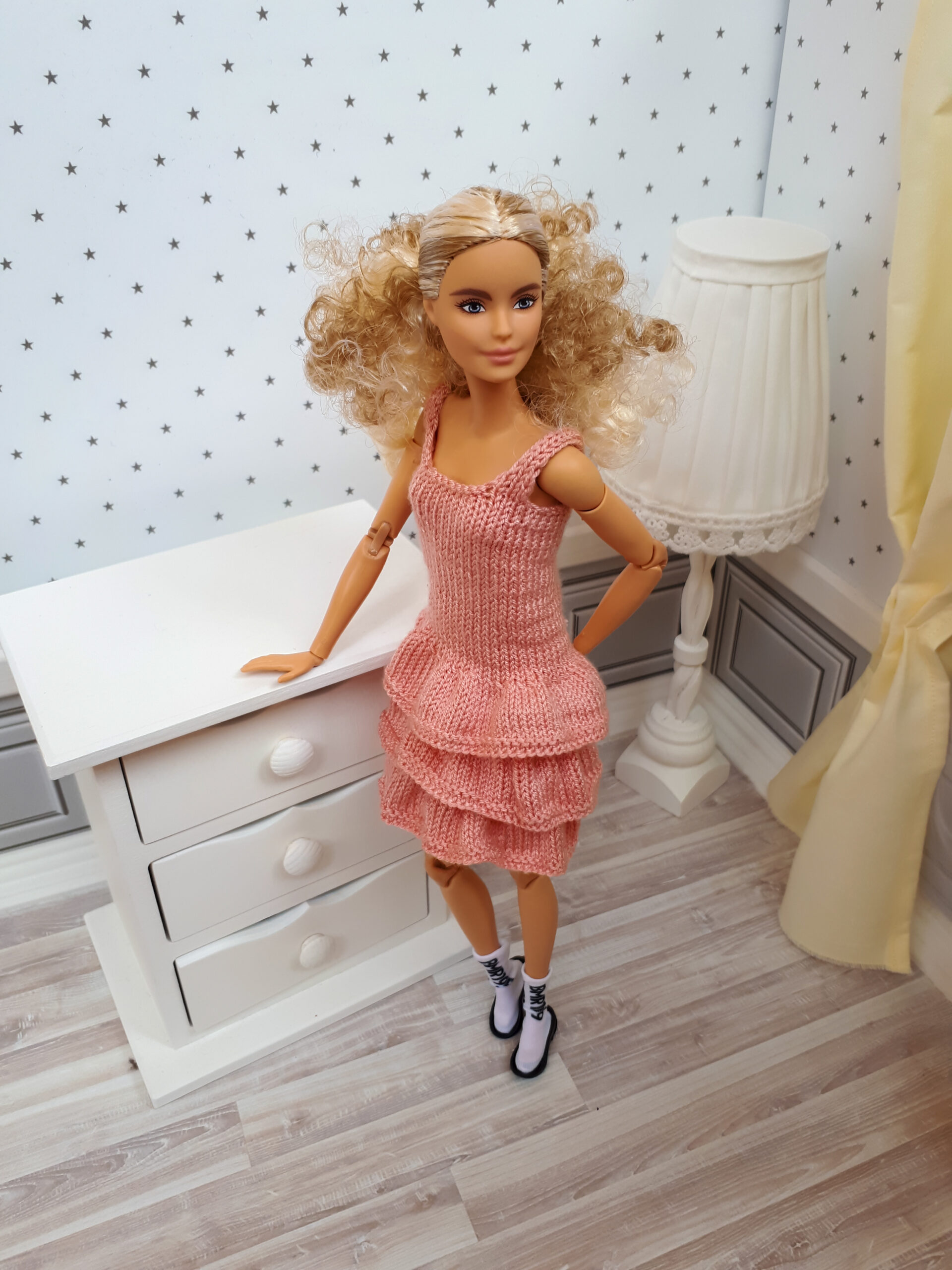 free Barbie clothes knitting patterns Archives - Knitting Bee (4 free  knitting patterns)