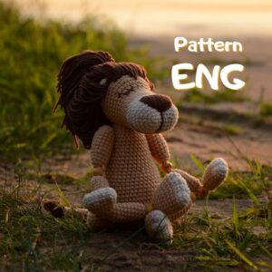 Crochet pattern Lion Lotus