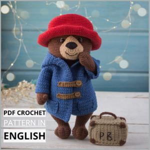 Crochet Jumpsuit (ONLY) for Usti the Teddy Bear (pattern) - DailyDoll Shop