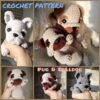 crochet pug bulldog pattern