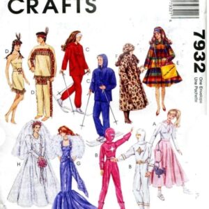 PDF 12 Ken Doll Clothes beau Comes Calling Vintage Pattern PDF