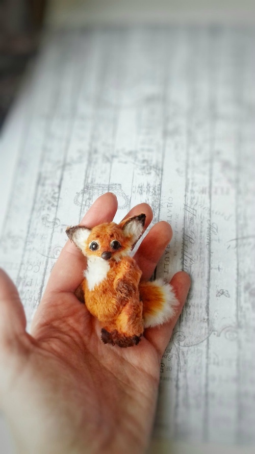 A master class on creating a miniature fox cub. 3 YWuvThTJ3sQ93xtOSCy7hb