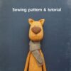 cat doll body sewing pattern