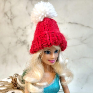 Knit Hats for Barbie doll pattern pdf