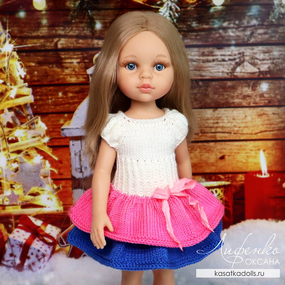 Doll Clothes Knitting Pattern Best Friends for Paola Reina dolls