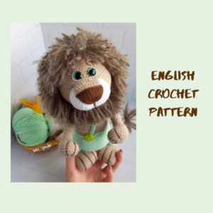 English crochet lion pattern