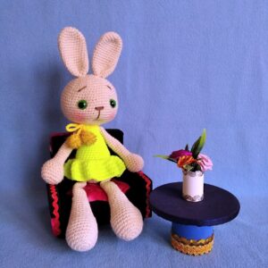 Soft Bunny 35cm Crochet Children's Toy Girl Rabbit