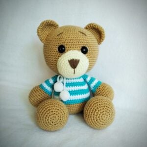 Teddy Bear 28 cm Crocheted Toy