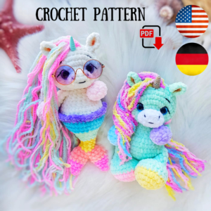 crochet pattern unicorn mermaid