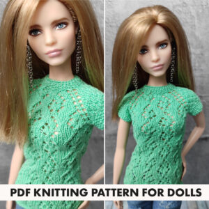 Knitting Pattern - T-shirt for Barbie doll