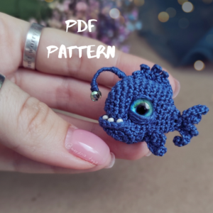 Angler fish crochet pattern