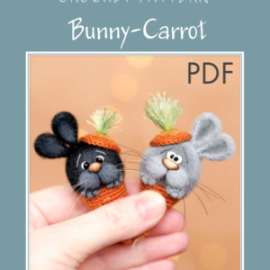 Crochet PATTERN Rabbit- carrot
