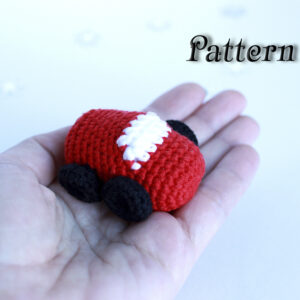 Crochet pattern amigurumi car, crochet car toy