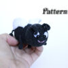 Crochet fly pattern cute amigurumi toy, easy pattern crochet fly