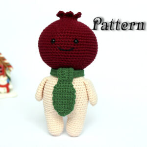Crochet pattern garnet toy, easy crochet garnet amigurumi toy