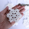 Snowflakes crochet pattern, Christmas snowflake ornament