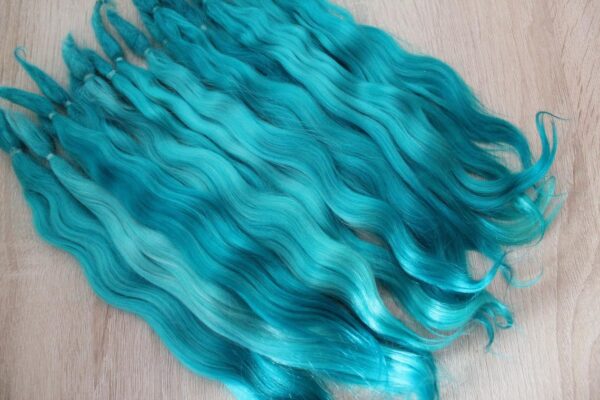 Doll hair aquamarine