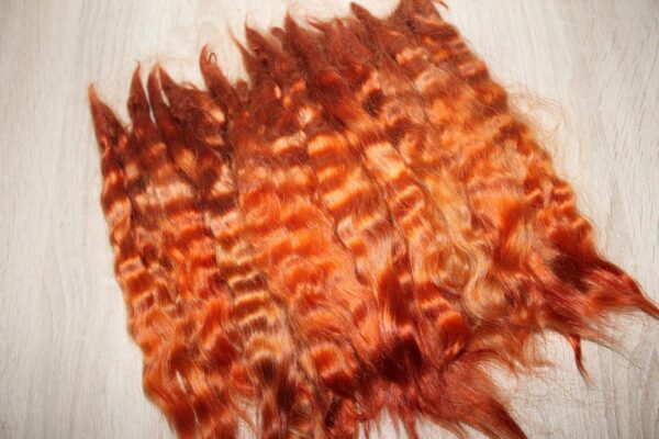 Doll hair ombre tobacco cognac