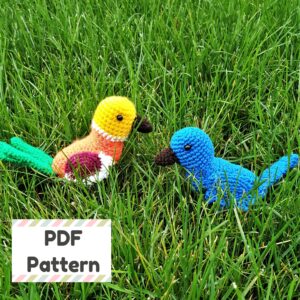 Bird crochet pattern, Crochet bird pattern, Bird amigurumi pattern