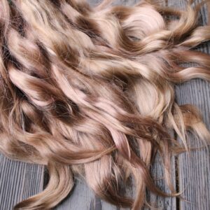 Doll hair light blond