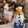crochet snowman