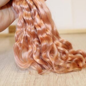 Reborn mohair peach