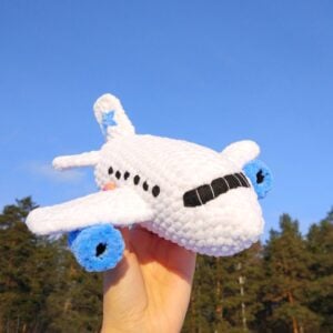 Muster für gehäkelte Flugzeuge