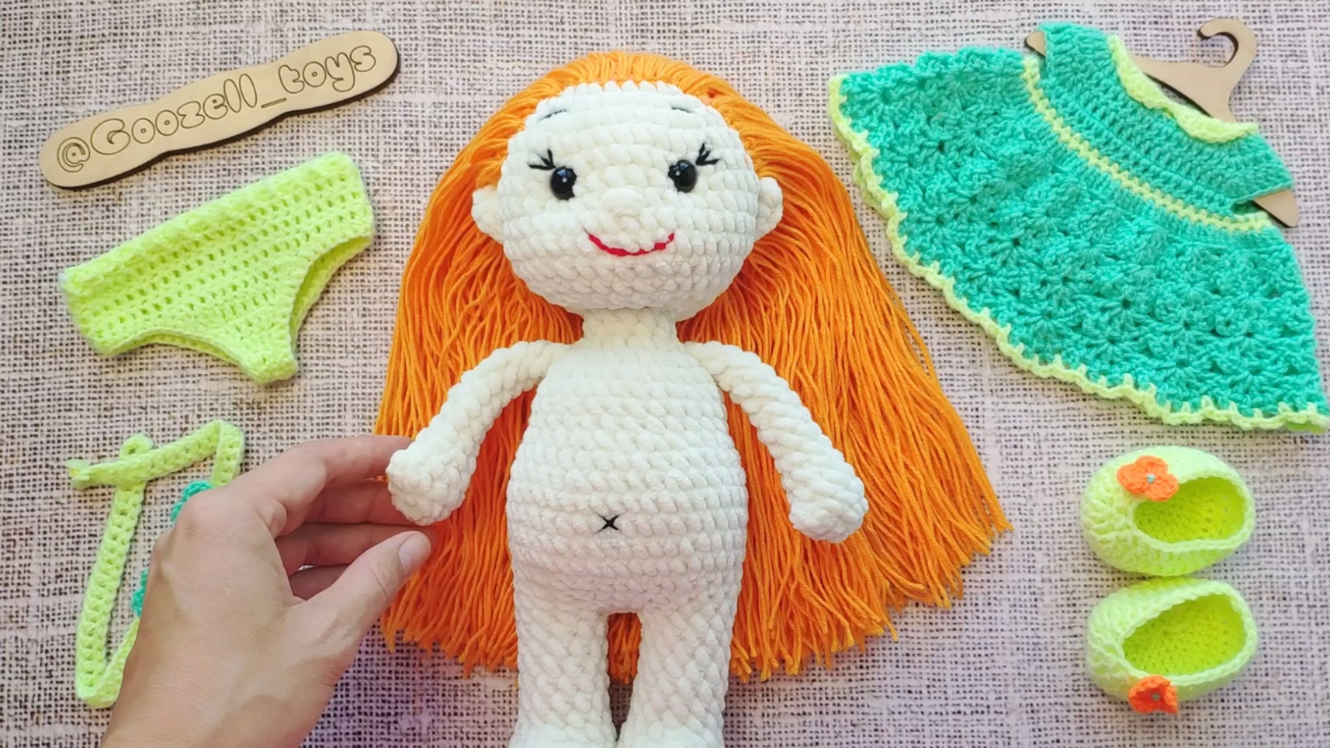 Moana doll crochet pattern - DailyDoll Shop