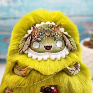 fluffy ooak doll