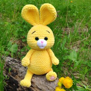 CROCHET BUNNY Pattern, Amigurumi pattern cute rabbit, Plush Easter Bunny tutorial
