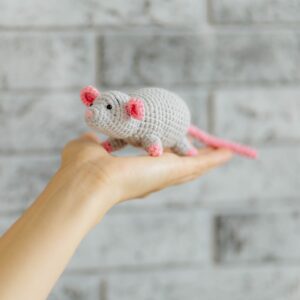amigurumi mouse