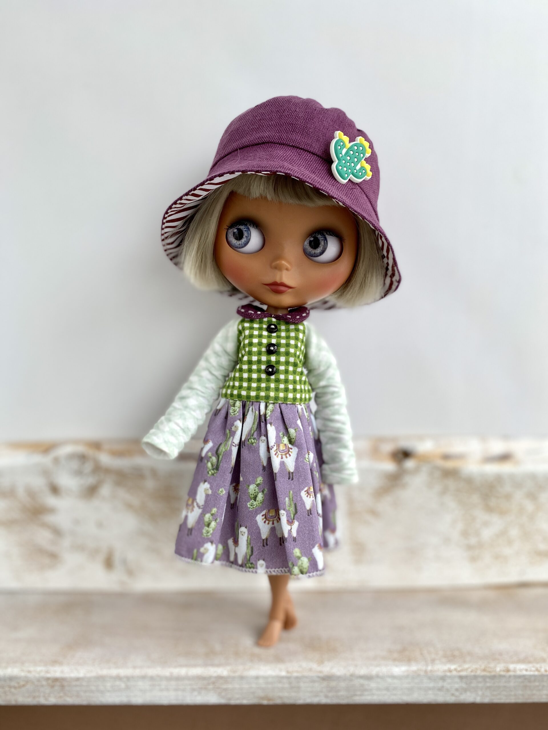 Blythe doll clothes set. Dress and hat for Blythe. 3 2022 04 15 08.28.24 scaled
