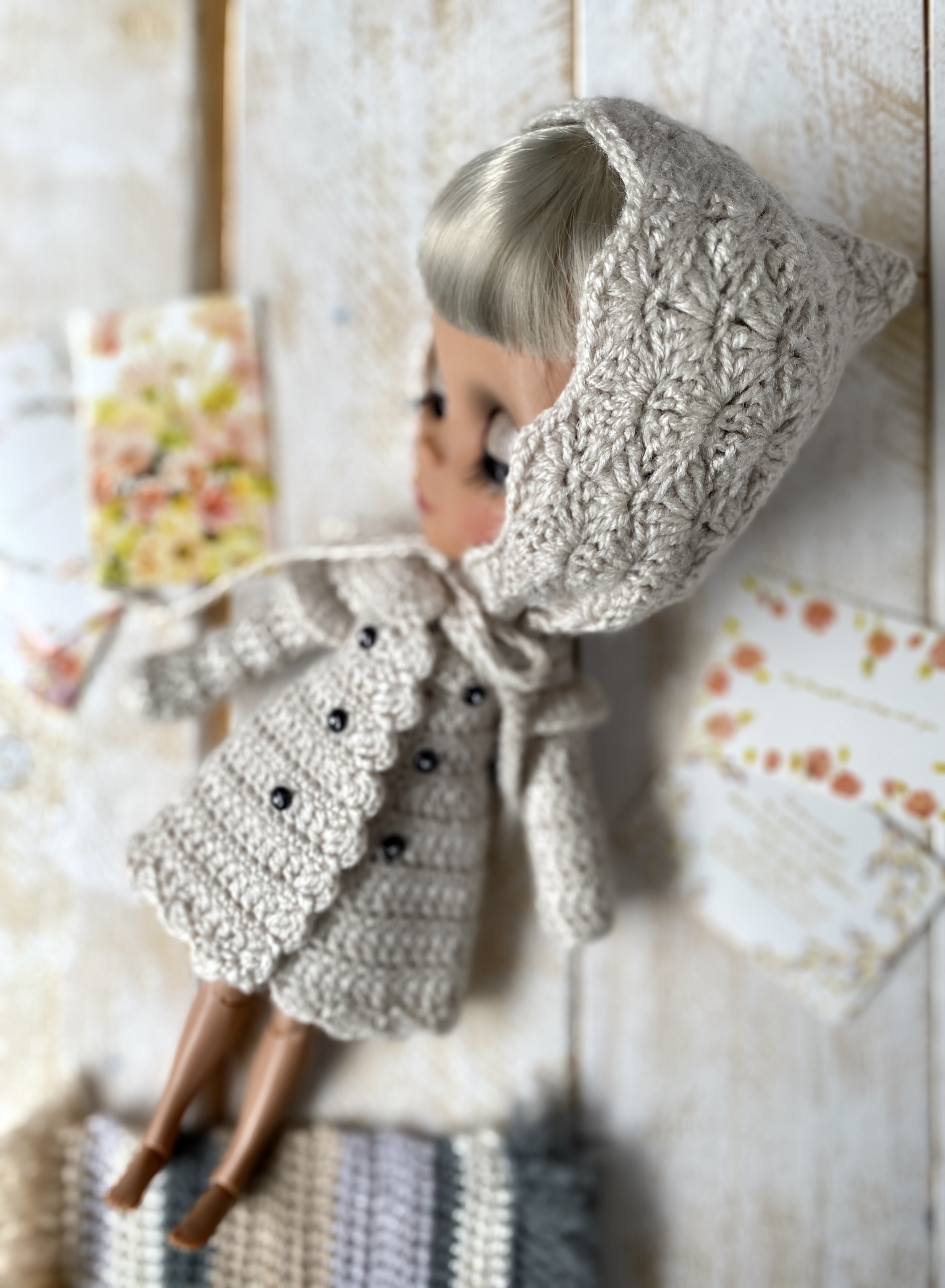 Blythe doll clothes set. Outfit for Blythe. Coat and hat. 1 2022 05 05 13.20.43