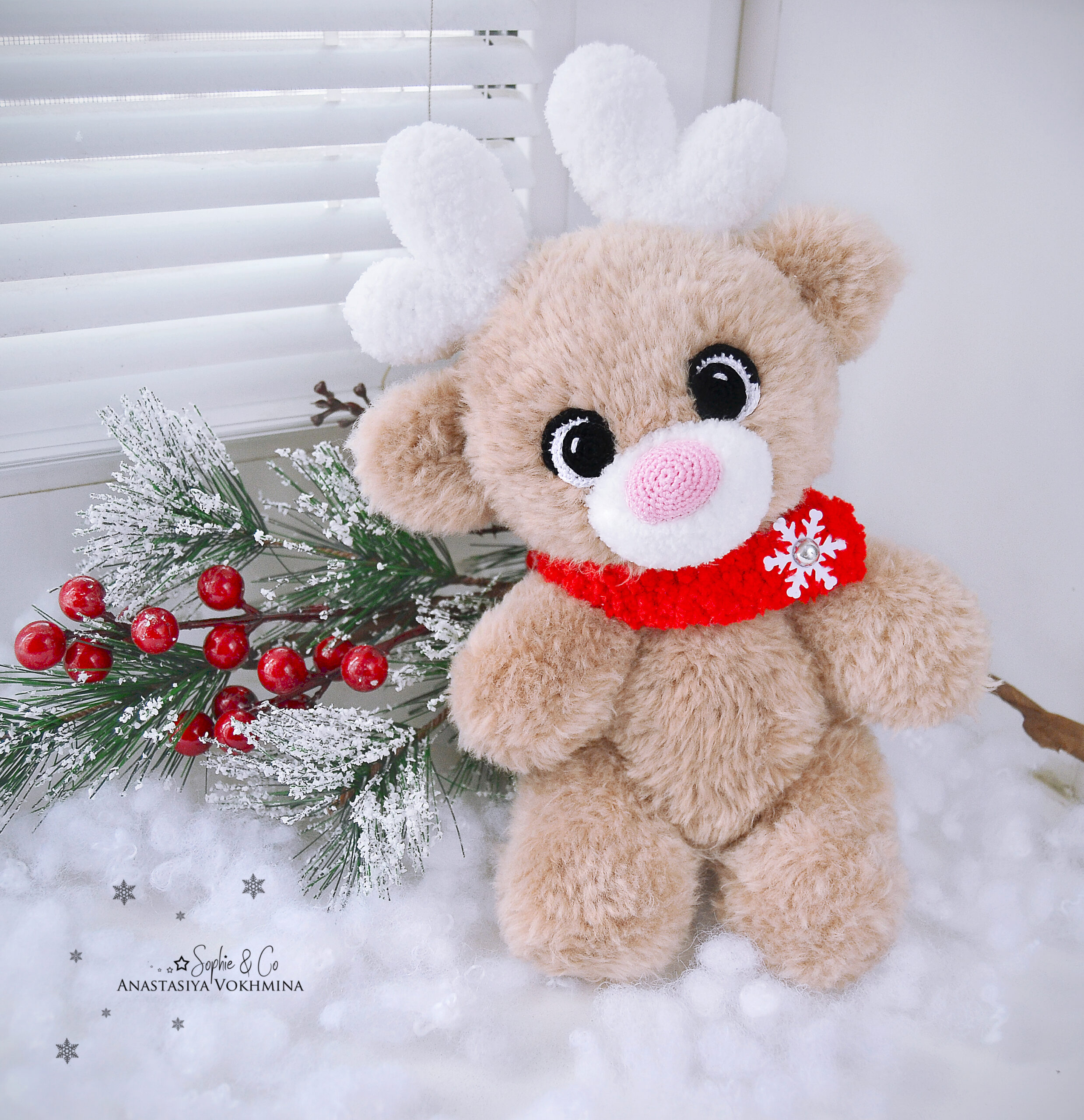 small reindeer plush