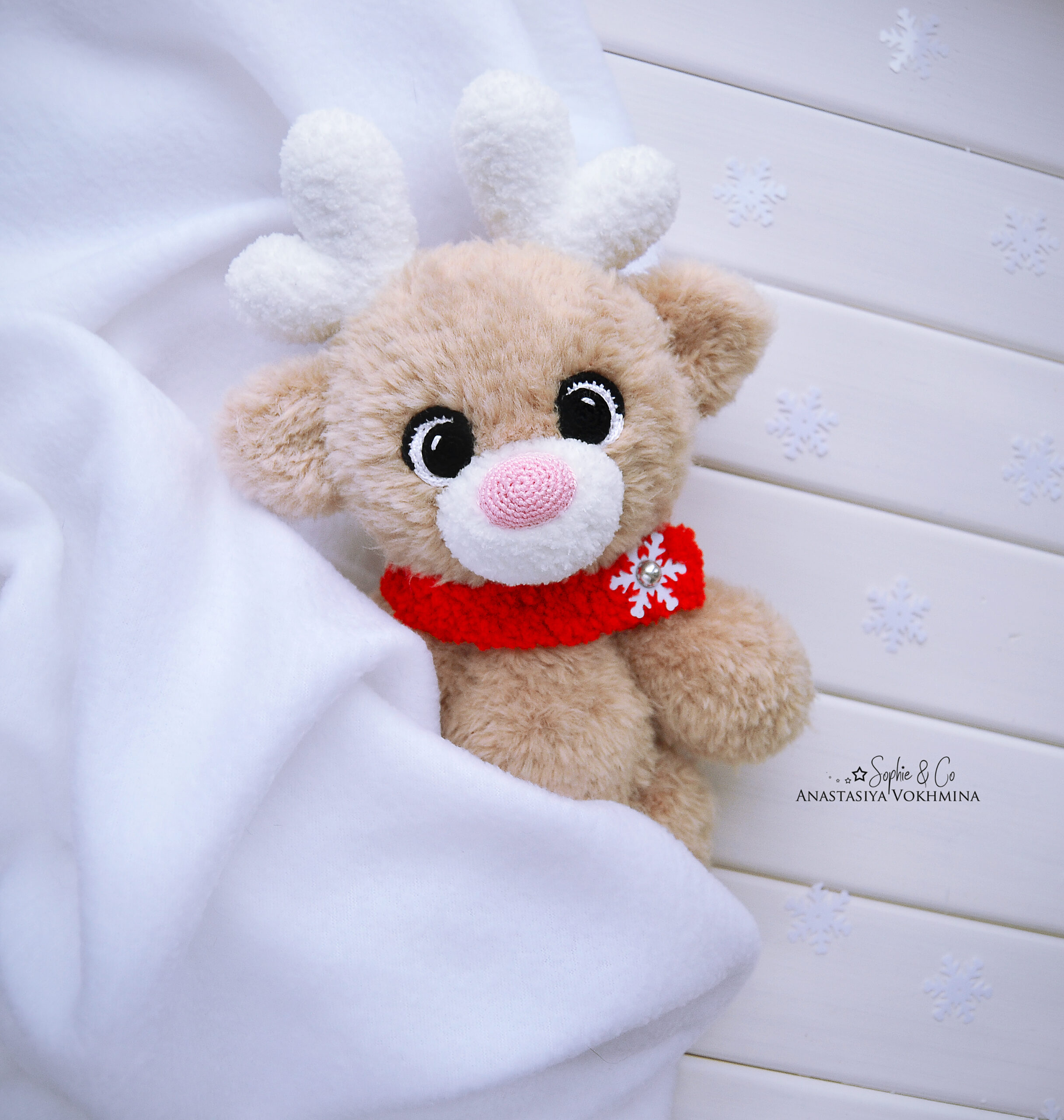 CROCHET PATTERN REINDEER| Plush Deer 4 5 9 scaled