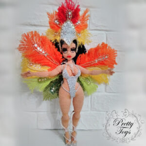 Collectible Brazilian doll by Pretty Toys