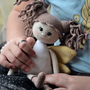 pattern crochet fairy doll