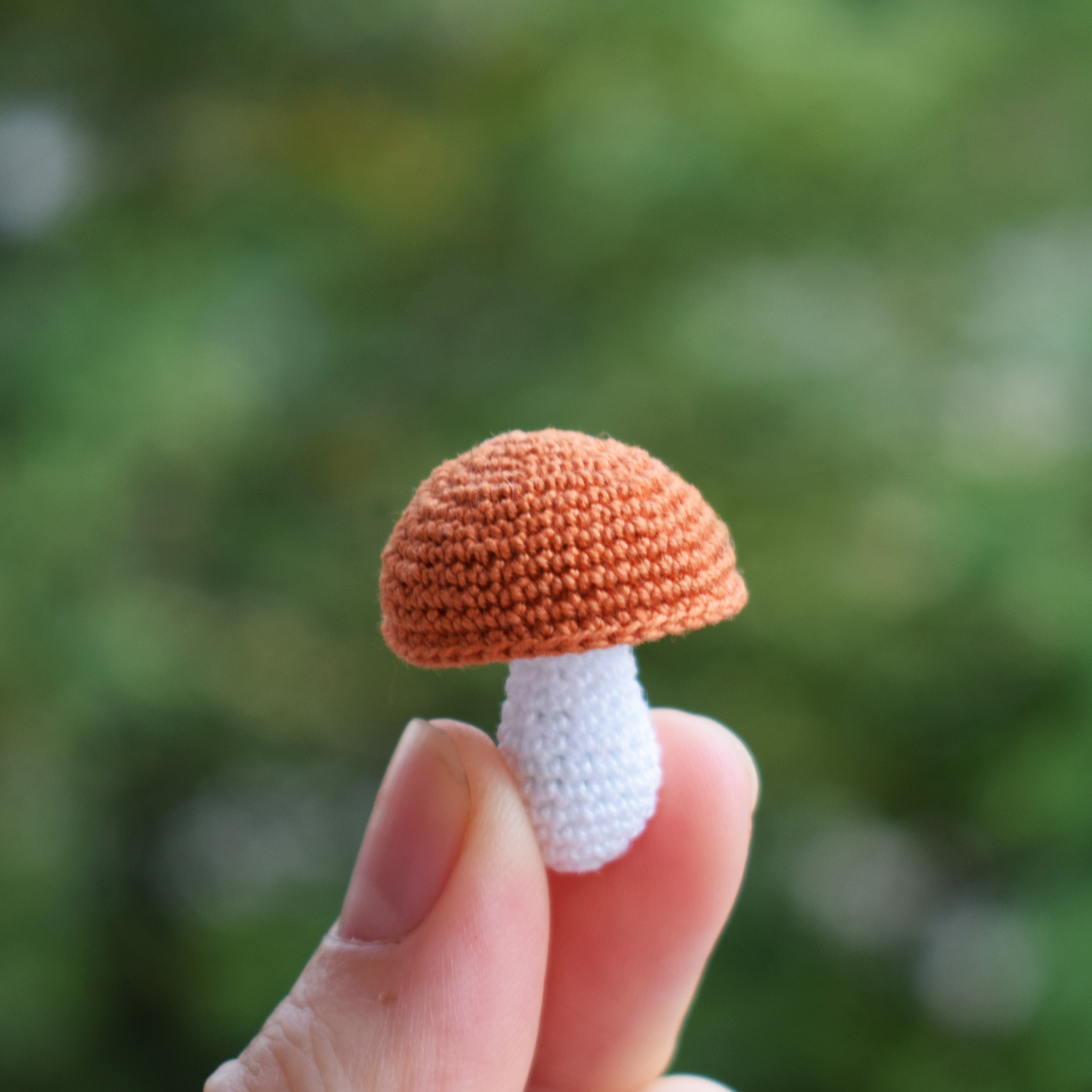 Mushrooms crochet pattern, fake food, 7 fly agaric beautiful