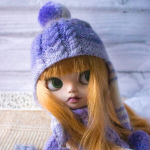 ear-flapped hat for blythe