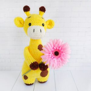 GIRAFFE CROCHET PATTERN, Amigurumi Plush Giraffe, Crochet cute animal