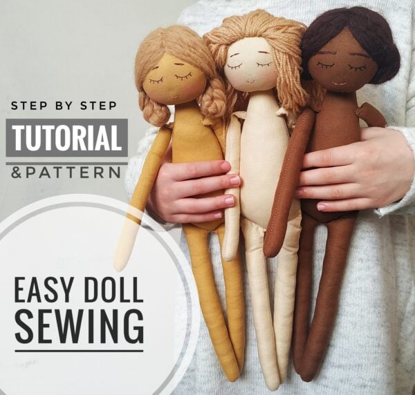 Easy store doll pattern