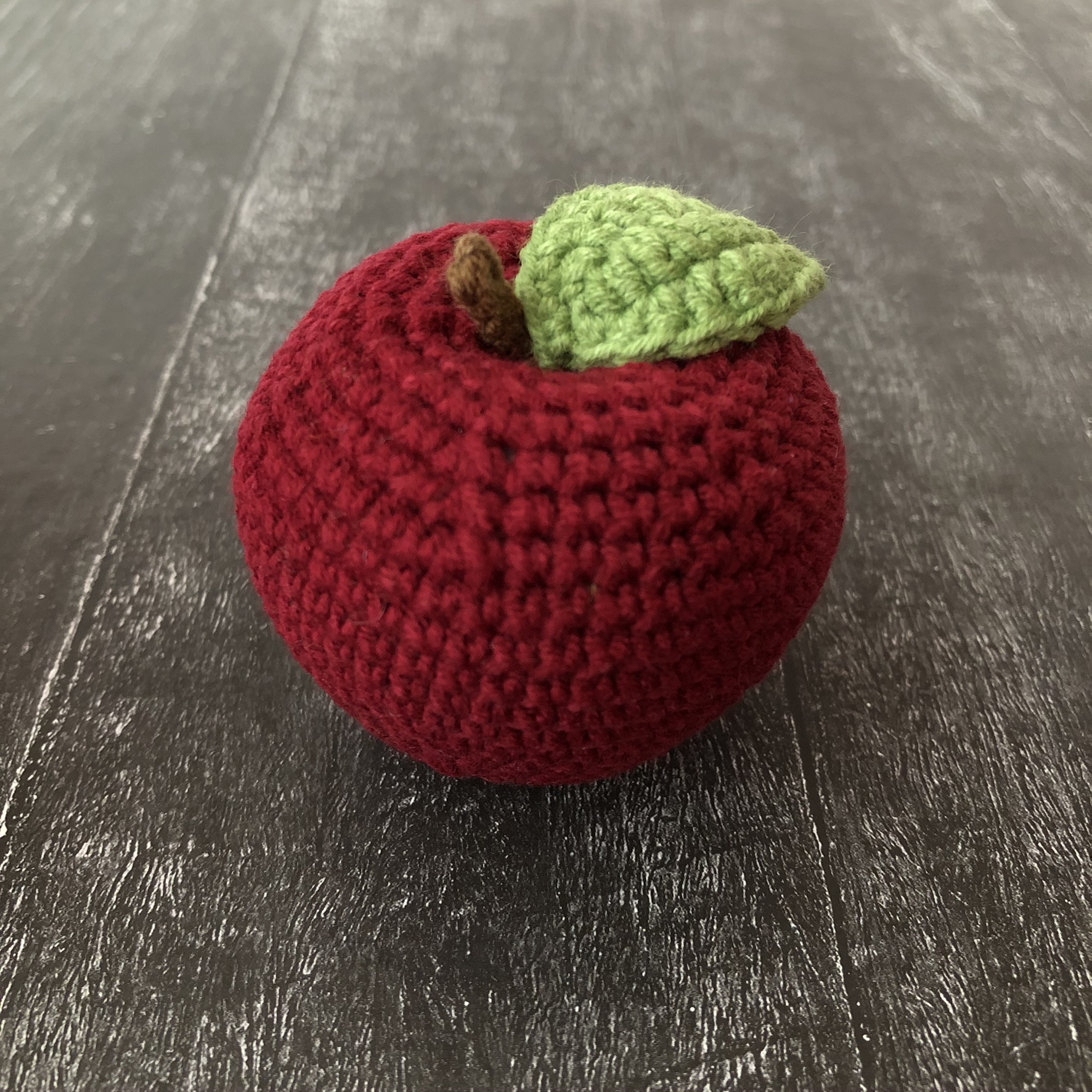 Crochet pattern Apple. Crochet 