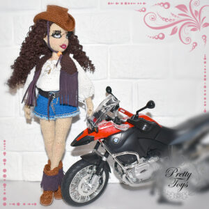 Luxurious doll in country style by Pretty Toys