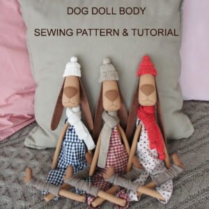 Stuffed Dog Sewing Pattern