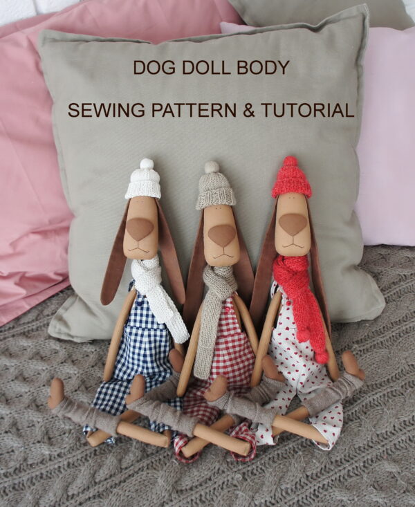 Stuffed Dog Sewing Pattern