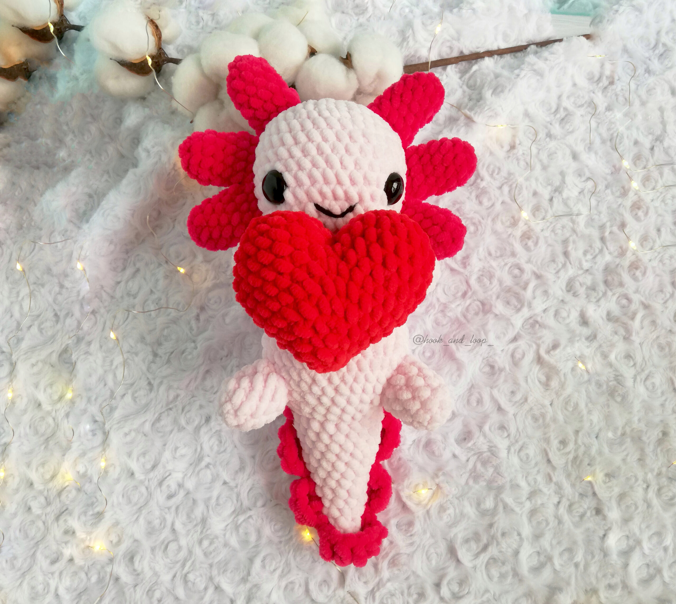 Mini Axolotl CROCHET PATTERN Amigurumi Axolotl - DailyDoll Shop